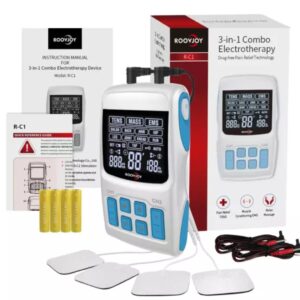 portable tens 3 in 1 combo electro therapy AAA batteries