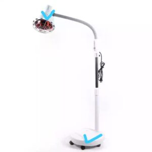 Single-head infrared lamp with a stand