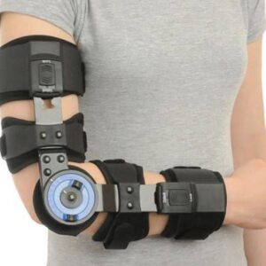ELBOW ROM BRACE with a lock and a sling